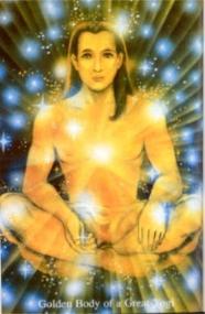 Het gouden lichaam van een yogi